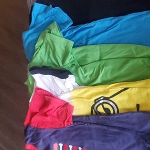 6 short sleeve tshirts.  Good condition